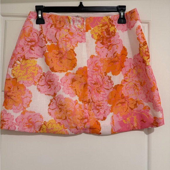 Red Dress Boutique Floral Pink and Orange Skirt Set - Picture 9 of 10